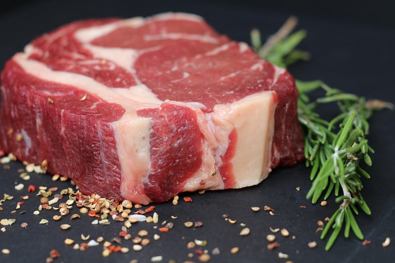 Steak on a grill